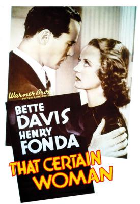 poster for That Certain Woman 1937