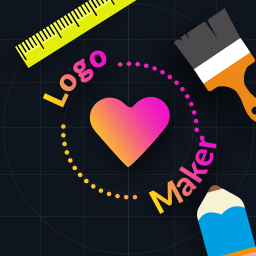 poster for Logo Maker. Graphic design generator. Logo art