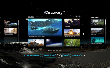 screenshoot for Discovery VR