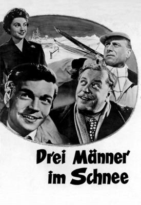 poster for Kolme miestä lumessa 1955